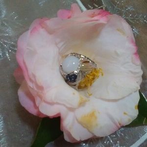 Moon stone Silver Ring